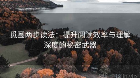 觅圈两步读法：提升阅读效率与理解深度的秘密武器