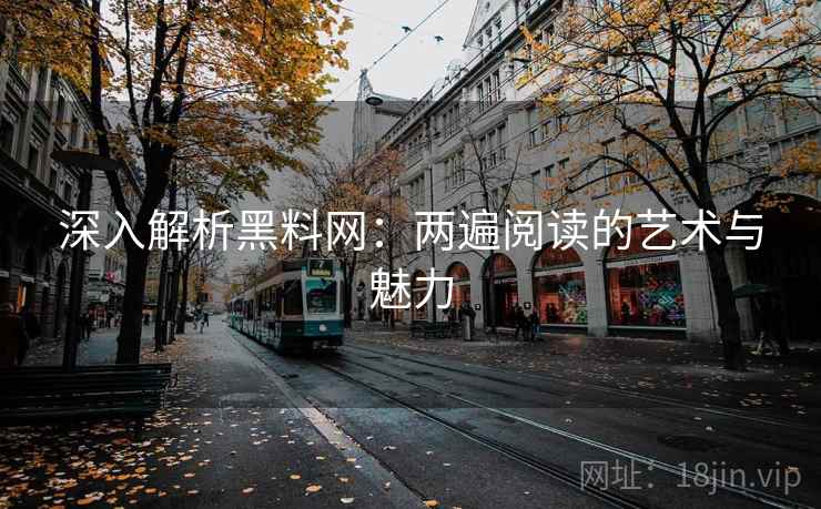 深入解析黑料网：两遍阅读的艺术与魅力